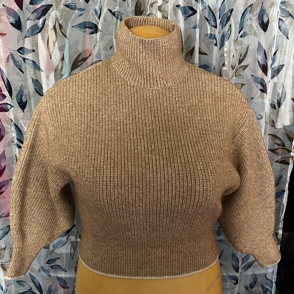 H&M tan stopped sweater size XS - Picture 1 of 6